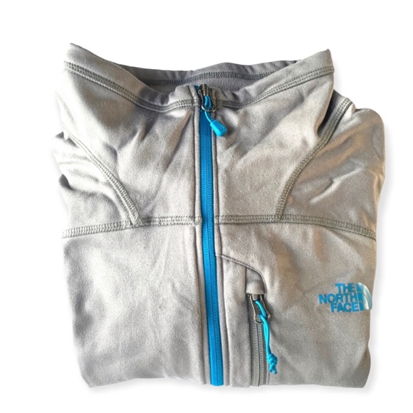 Men's North Face grey zip up jacket XL - Picture 3 of 5